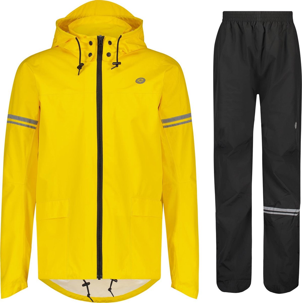 Agu original regenjas essential black yellow