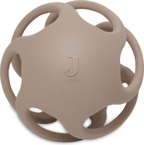 Jollein - bijtring bal siliconen ø 9,5cm - bijtringen baby - biscuit