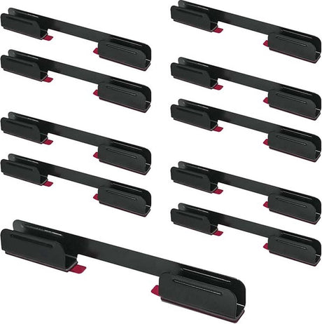 Govee biegbare Montageclips, schwarze Neon-Lichterkette, 2–5 Stück