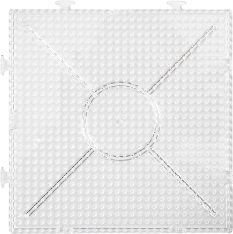 Creotime Fotobirnen Grundplatte klar quadratisch 15x15cm, 2 Stk.