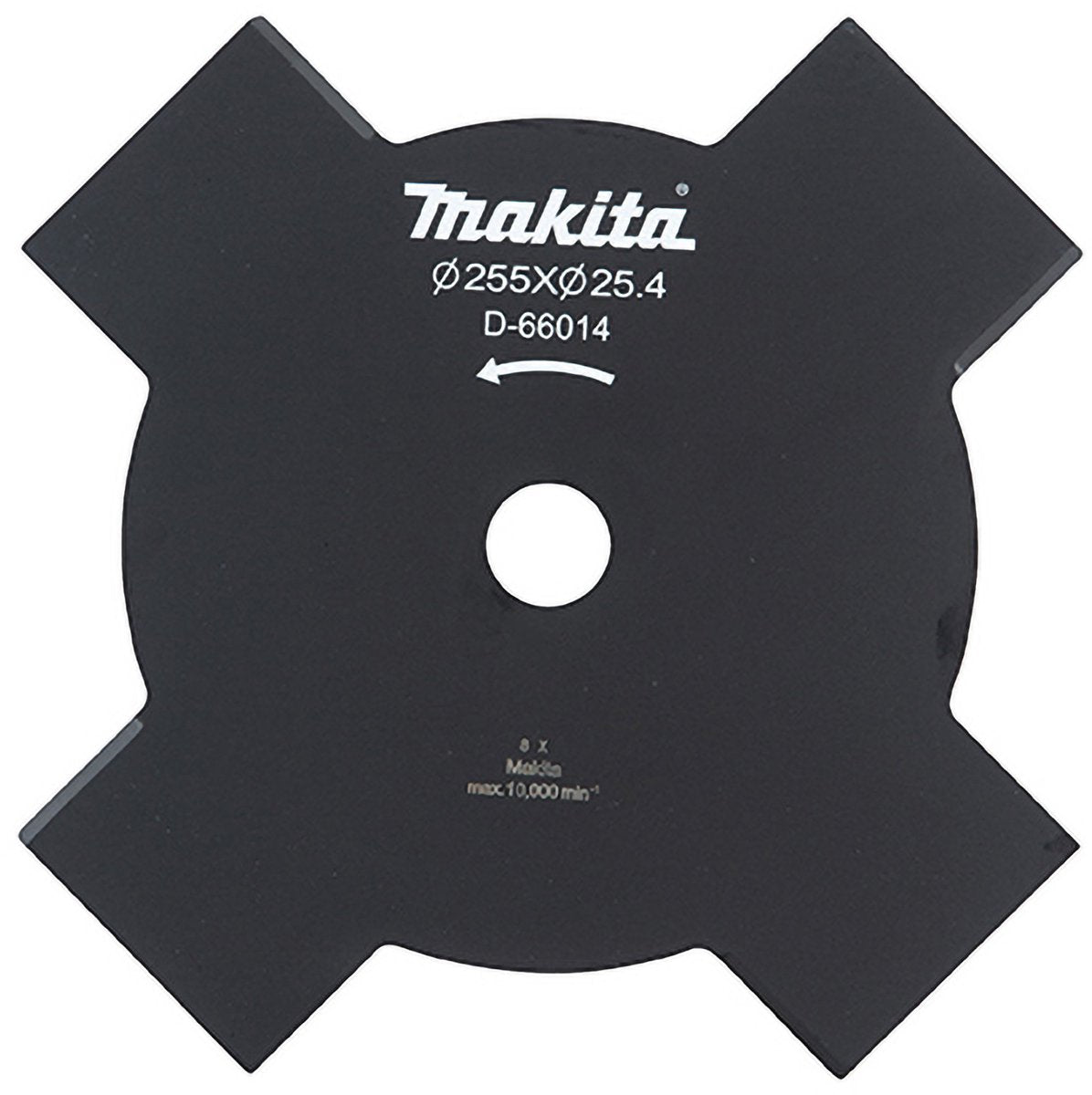 Makita 4-tands slagmes 255 x 25,4 mm voor bosmaaiers - d-66014