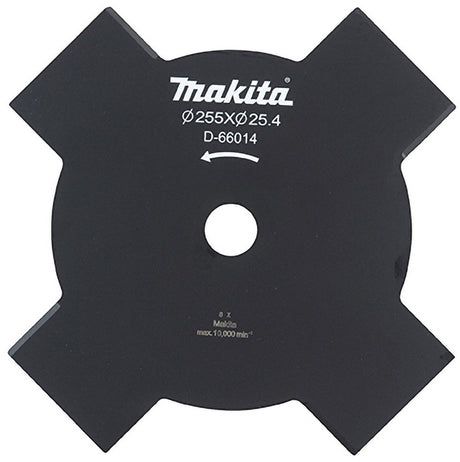 Makita 4-tands slagmes 255 x 25,4 mm voor bosmaaiers - d-66014