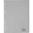 Monatsreiter langlebig 6507 12 Reiter 11 Löcher grau