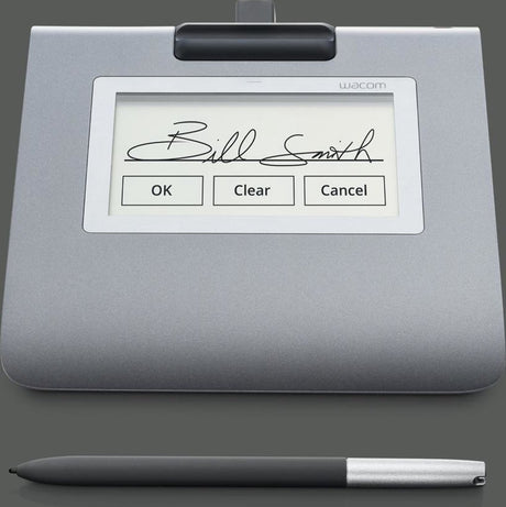 Wacom stu-430 – tiefgestelltes Terminal mit LCD-Display