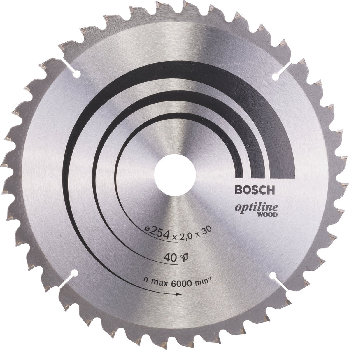 Bosch Pro Holzkreissägeblatt, 254 x 2 x 30 mm