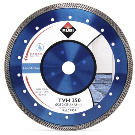 Rubi diamantschijf turbo viper (tva) | 250 x 1,6 x 25,4 mm - 31937