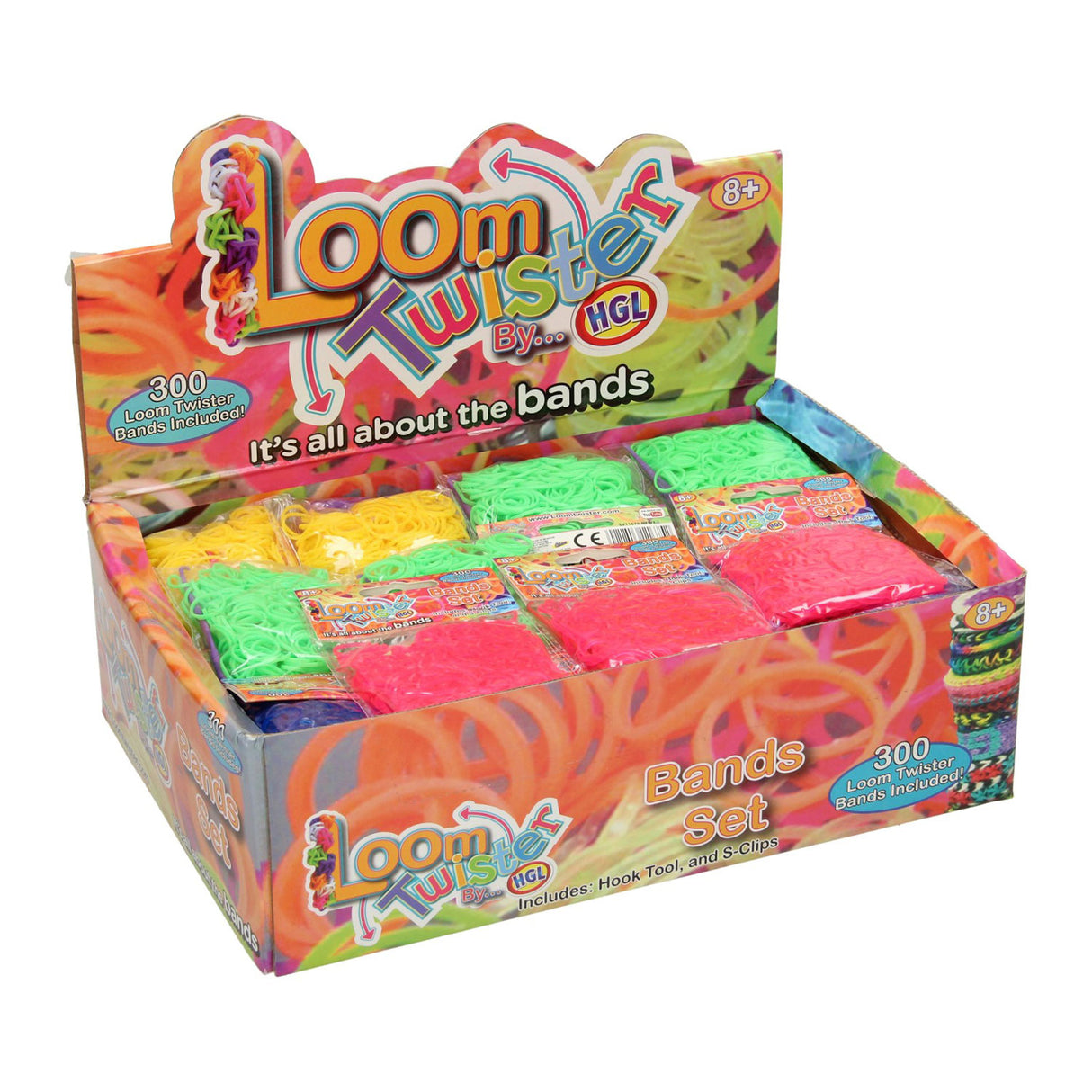 Loom Loomset Twister Mixed, 14.400dlg + Accessories