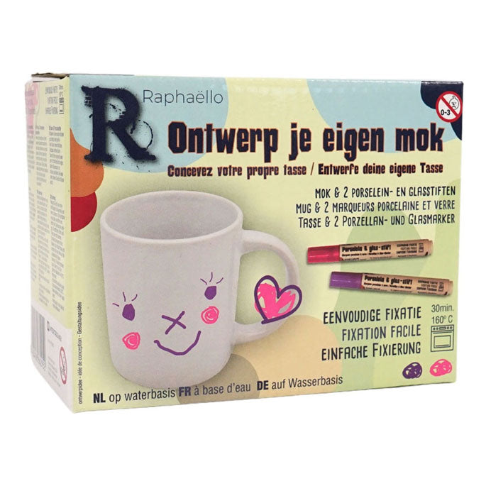 Raphaëllo gestalten Sie Ihren eigenen Becher 200 ml 3er-Set | 8 Stück