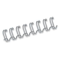 Fellowes bindruggen metaal 12 mm zilver, 100 stuks