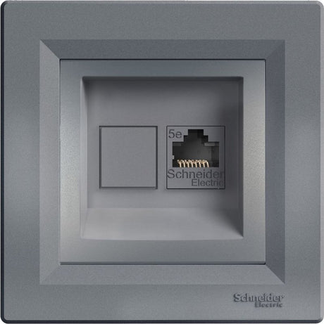 Markenloser, markenloser Schneider Electric Asfora Computersockel der Kategorie 5e aus Stahl