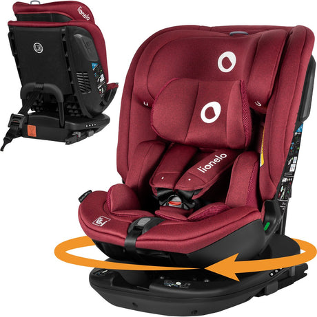 Lionelo Bastiaan RWF i-Size Autositz 0-36 kg – Isofix – 360° drehbar – i-Size R129 – rückwärts vorwärts – Seitenschutz – Tri-Guard-Kopfstütze – von der Geburt bis 12 Jahre