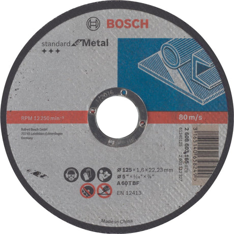 Bosch Prof. Snacking Dish gerade Metall 125 mm