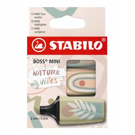 Stabilo Boss Mini – Textmarker – Naturevibes – Etui mit 3 Farben