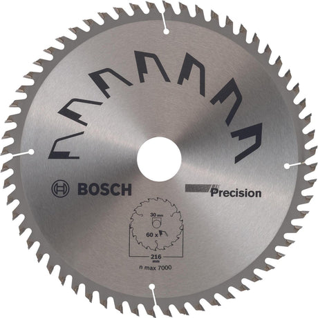 Bosch Zubehör Kreissägeblatt Präzision 216x30x2,5,t60 - 2609256935