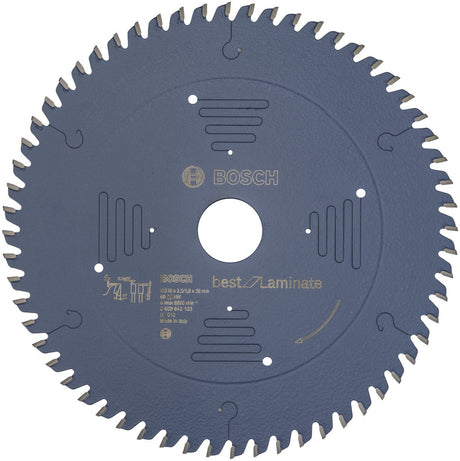 Bosch Kreissägeblatt optimal für Laminat 216 x 30 x 2,5 mm – Körnung 60