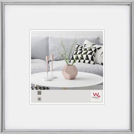 Walther Galeria - Kunststoffrahmen - Fotogröße 40x40 cm - Silber