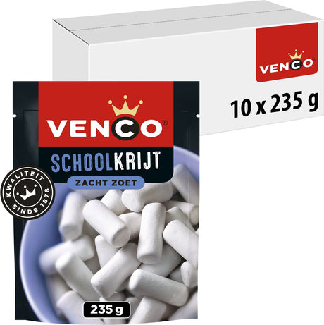 Venco Schulkreide - süßes Lakritz - 10x235g