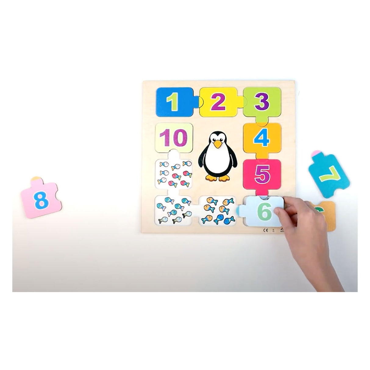Rolf Reliefpuzzle 10 kleine Fische, 10-tlg.