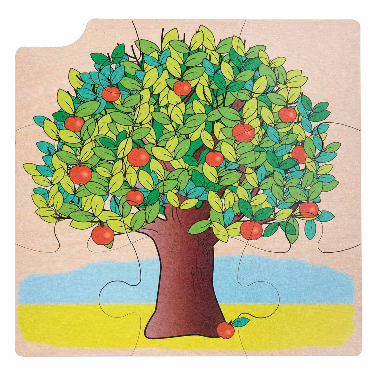 Rolf Growth and 4 layers puzzle wood Growth tree, 36st.