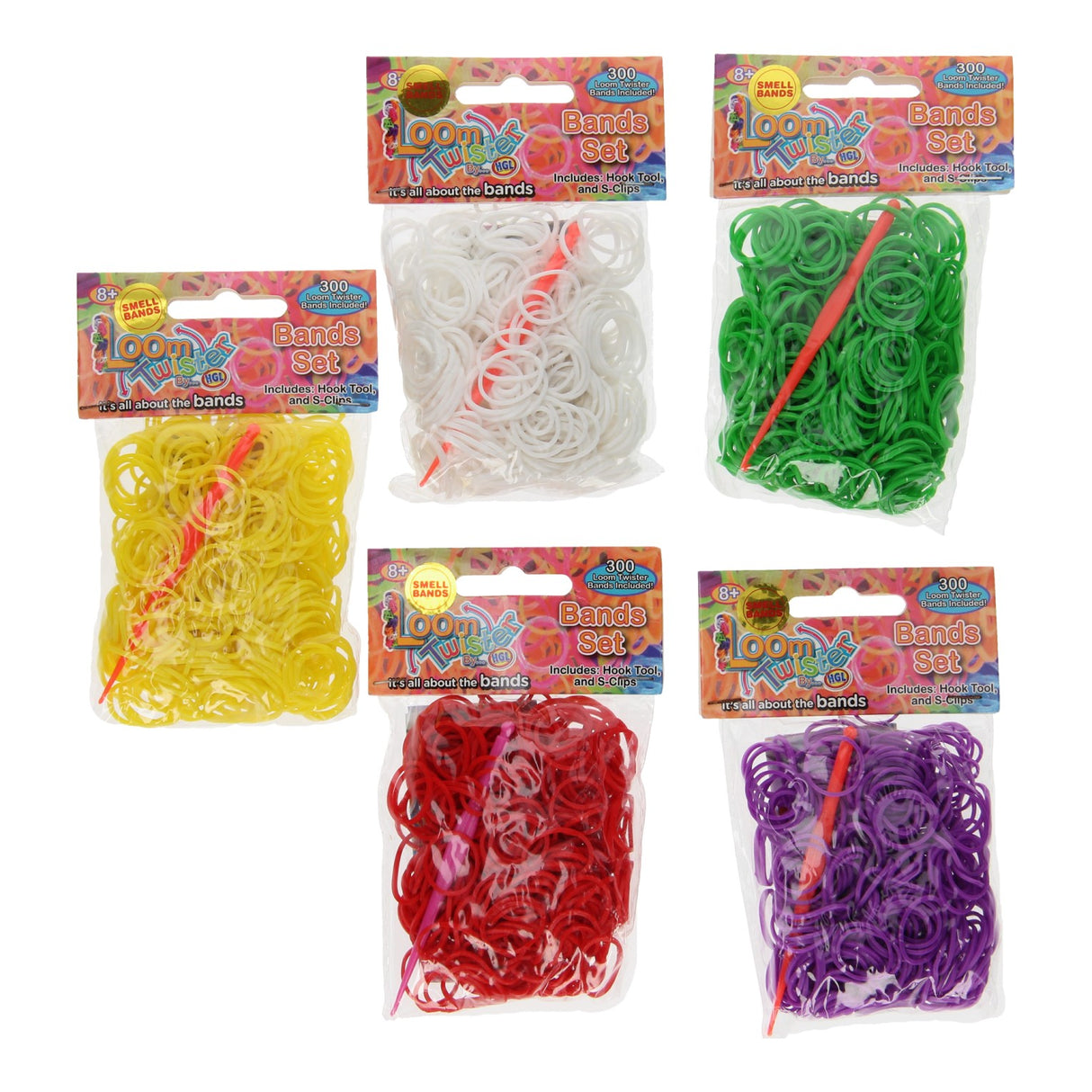 Loom Duftbänder, 300 Stück.