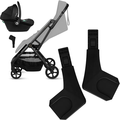 Lionelo Tansi Autositz-Adapter – kompatibel mit gängigen Baby-Autositzen – einfache Befestigung am Kinderwagengestell – ohne Entfernen des Sitzes
