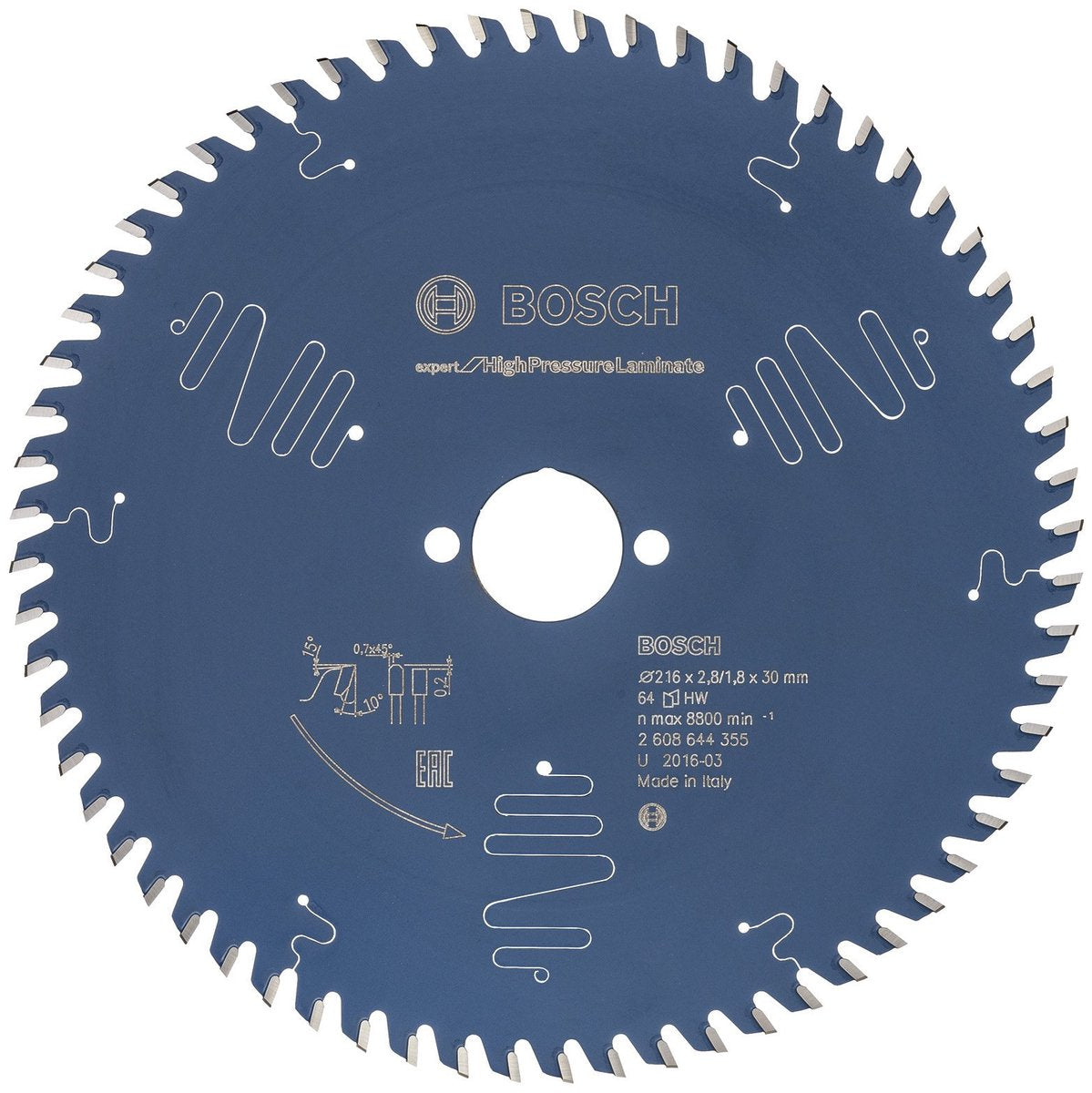 Bosch blade expert for high pressure laminate 2