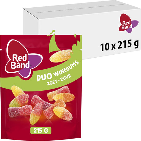 Red Band Duo Weingummi süß-sauer Beutel (10x 215g)