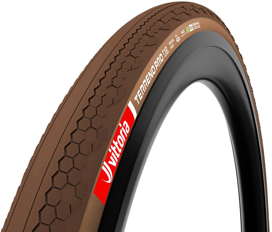 Vittoria terreno pro t10 hardpack 28 gravel race tlr folding tire | 700 x 40c 40-622