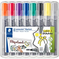 Flipovermarker staedtler 5.0 mm grijs permanent