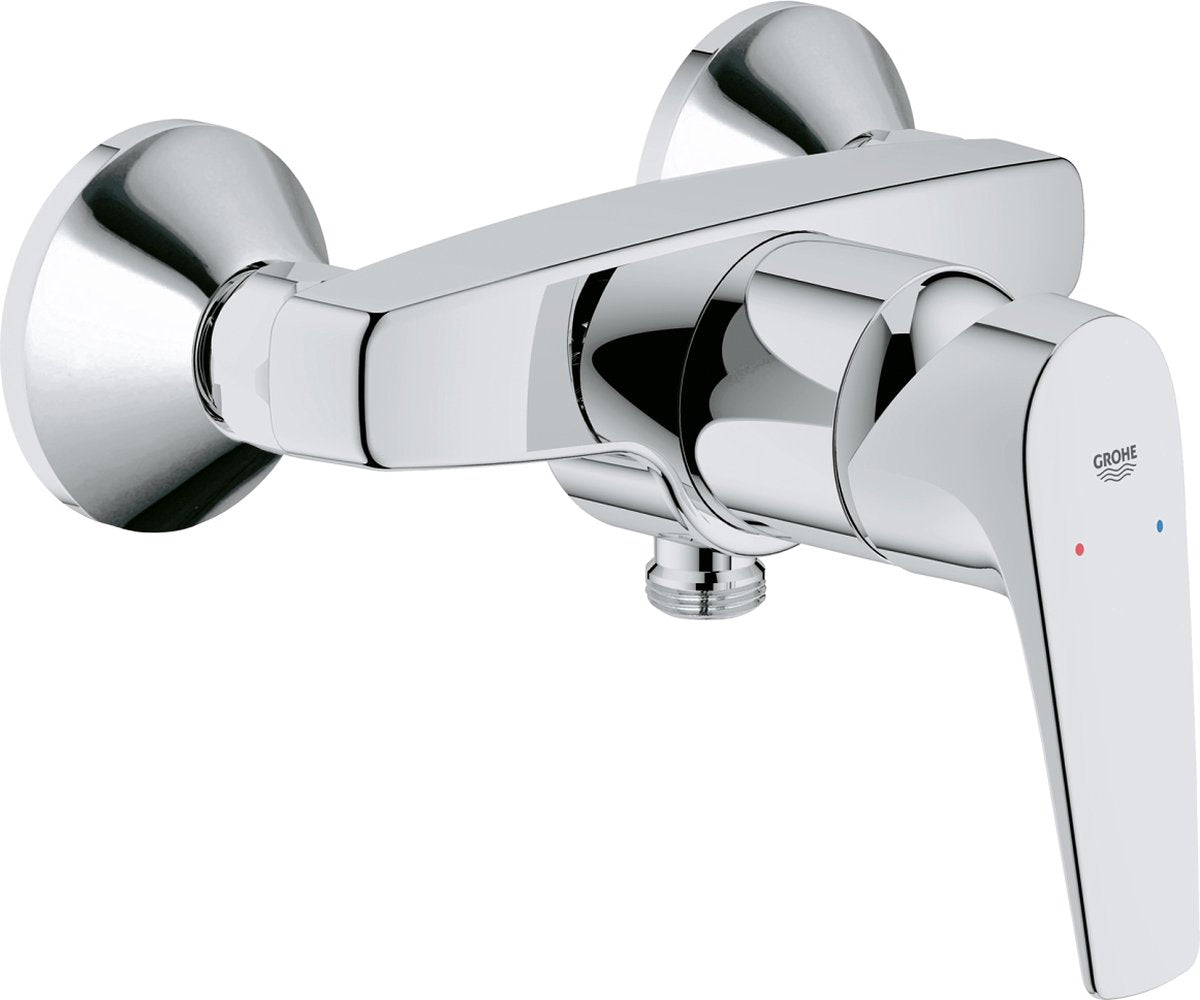 Grohe Start Flow Duscharmatur – 15 cm – ohne Umsteller – inklusive Kupplungen – Chrom