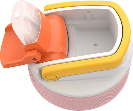 Kambukka - waterfles deksel met rietje - lagoon multipack roos