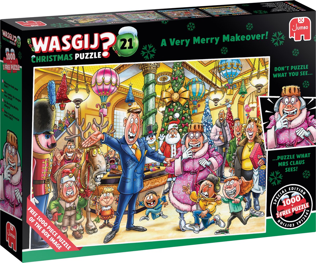 Jumbo Wasgij Christmas 21 Makeover! 2x1000Stk