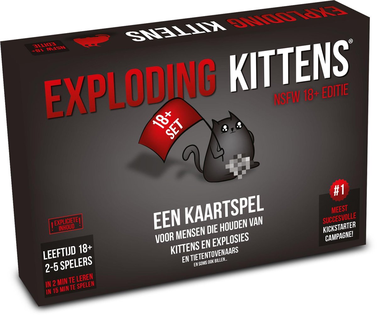 Exploding Kittens - Kartenspiel - 18+