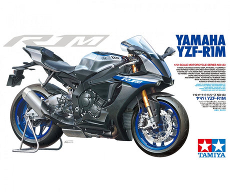 Tamiya Modellbausatz Militärfahrzeuge – 14133 Yamaha YZF-R1M Kunststoff – 1:12 – Modellbau