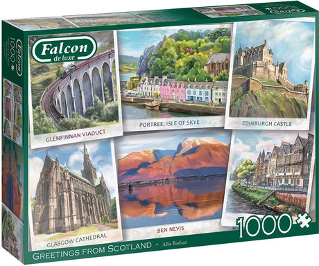 Falken-Puzzle Grüße aus Schottland – Puzzle – 1000 Teile