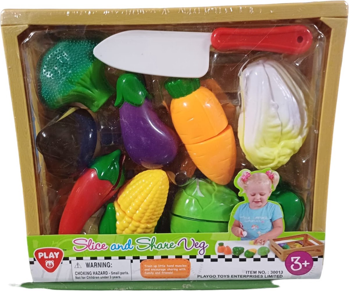Playgo geschnittenes Spielgemüse in Kiste - 11 Stk.