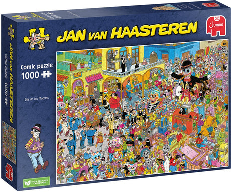 Jan van Haasteren – Dia de los Muertos – 1000-teiliges Puzzle