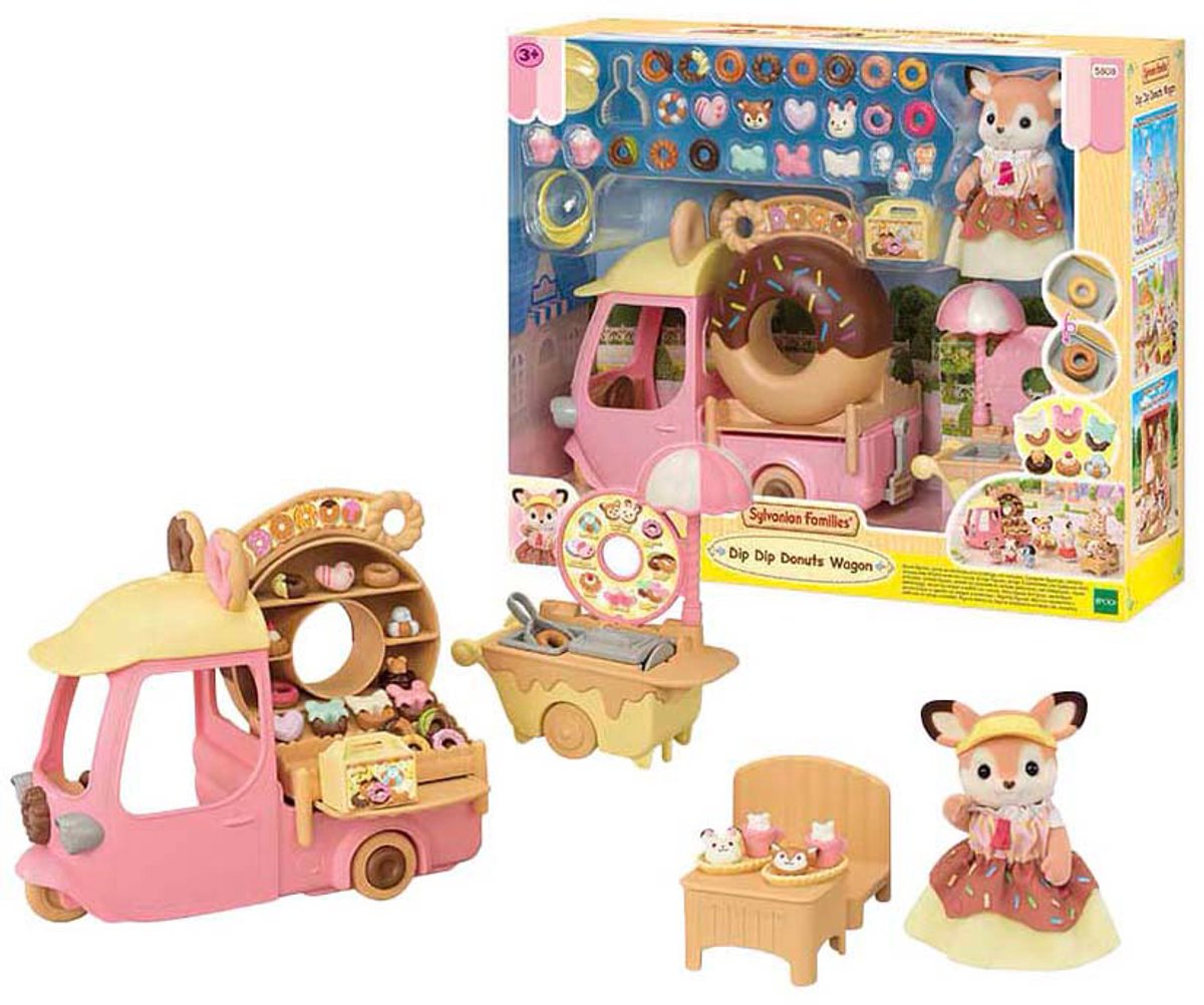 Sylvanian Family 5808 Dip-Dip-Donut-Wagen