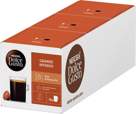 Nescafé Dolce Gusto Kapseln Grande Intenso – 48 Kaffeetassen für 48 Tassen Kaffee