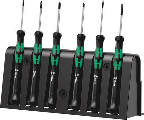 Wera 6-teiliges Mikro-Schraubendreher-Set + Halter – 2050 6