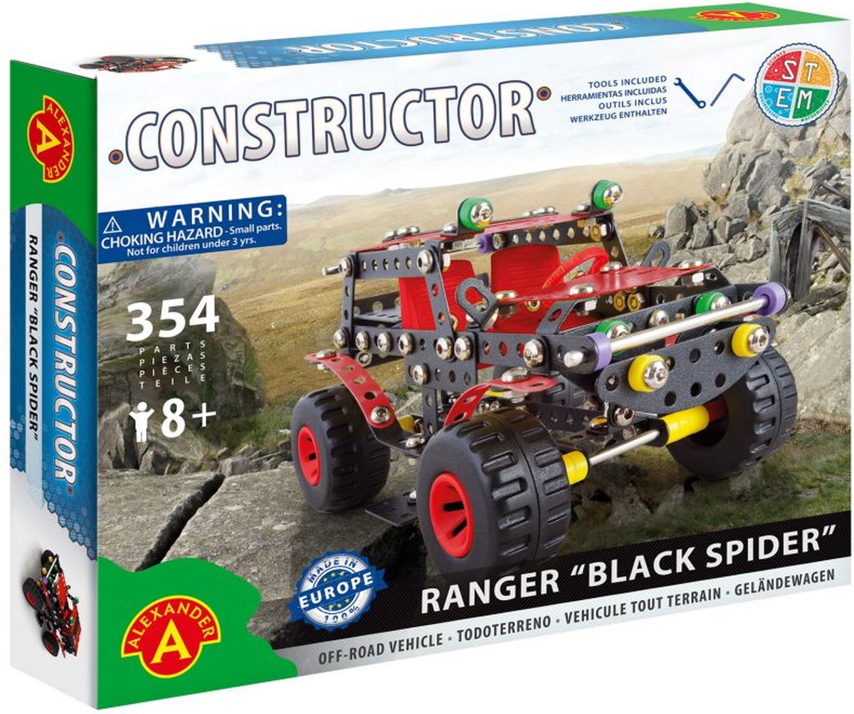 Alexander Toys Konstrukteur - Ranger 'Schwarze Spinne' - 354-tlg