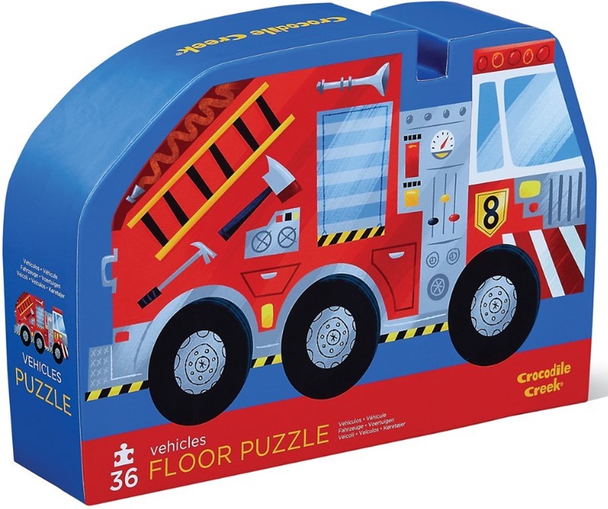 Crocodile creek grote brandweer puzzel 3+ -
