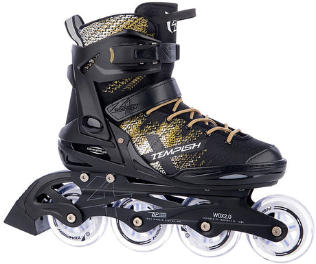 Tempish Wox 2.0 84 Inlineskates – Inlineskates – Damen – Schwarzgold – Größe 39