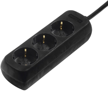 Hama Steckdosenleiste - 3-fach - 5m Kabel - Schwarz
