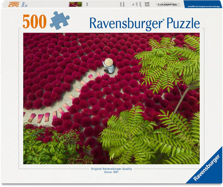 Ravensburger – een zee van rood – legpuzzel – 500 stukjes