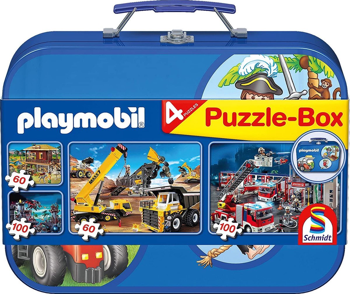 Schmidt-Puzzle: Playmobil-Puzzle-Koffer – Kinderpuzzle