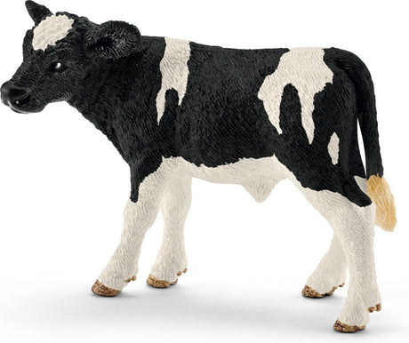 Schleich Bauernhofwelt – schwarz-weißes Kalb – 13798