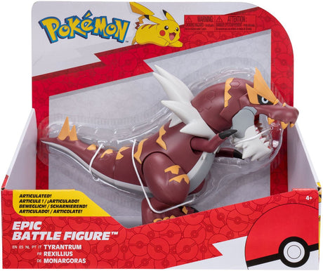 Jazwares Pokémon Epische Kampffigur Tyrantrum 30 cm