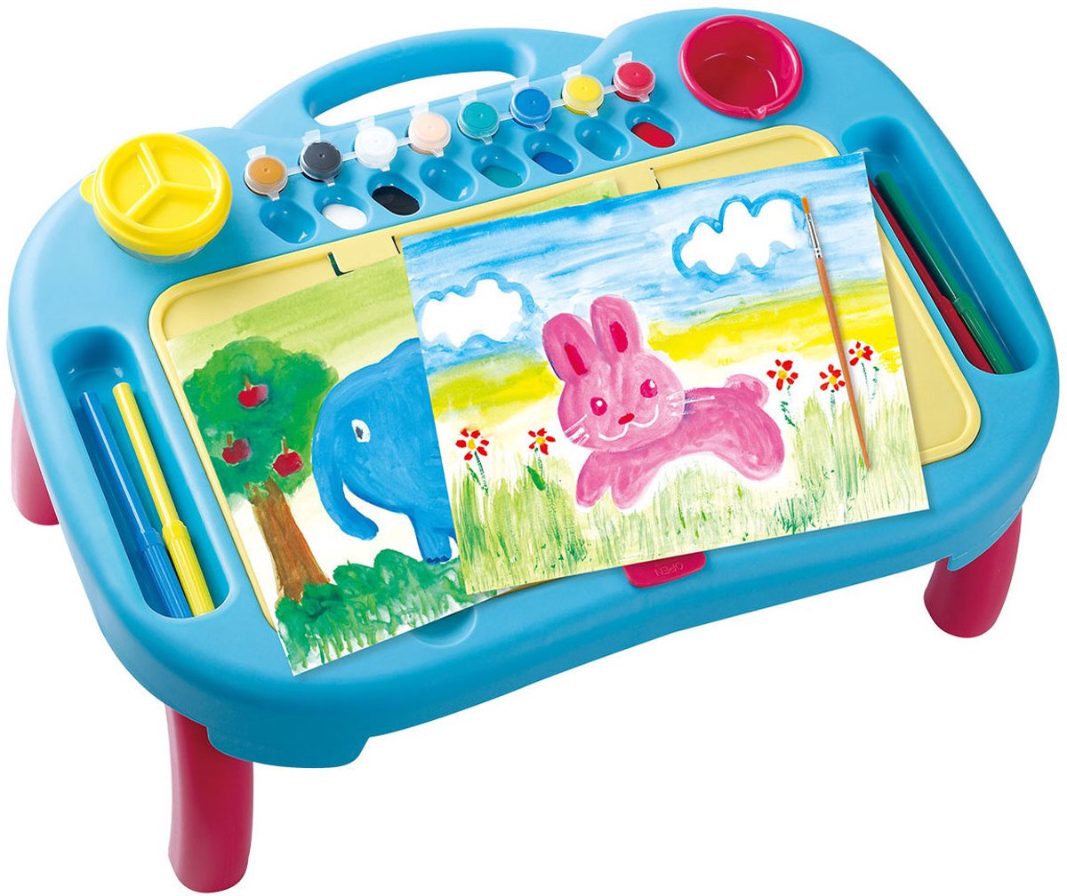Tragbares Zeichenbrett-Set von Playgo – 19-tlg.