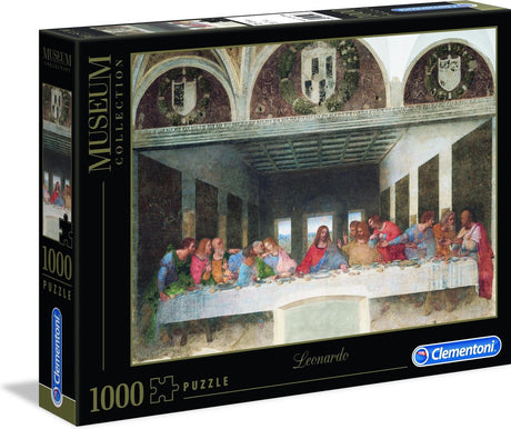 Clementoni – Puzzle – 1000 Teile – Leonardo-Cenacolo (Museum) – Puzzle für Erwachsene – Kunstsammlung